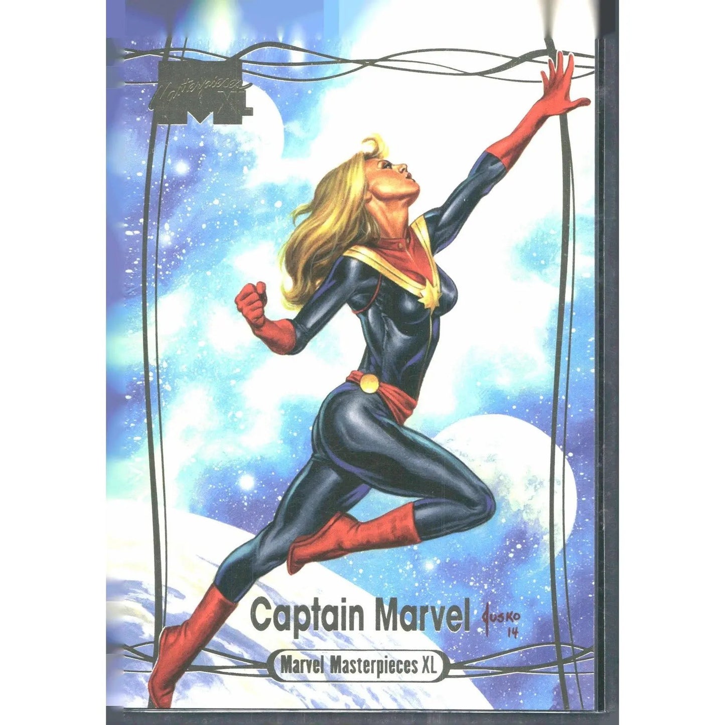 2024 SkyBox Marvel Masterpieces XL #69 Captain Marvel Lvl 2 /1499 - MOD Shop LLC