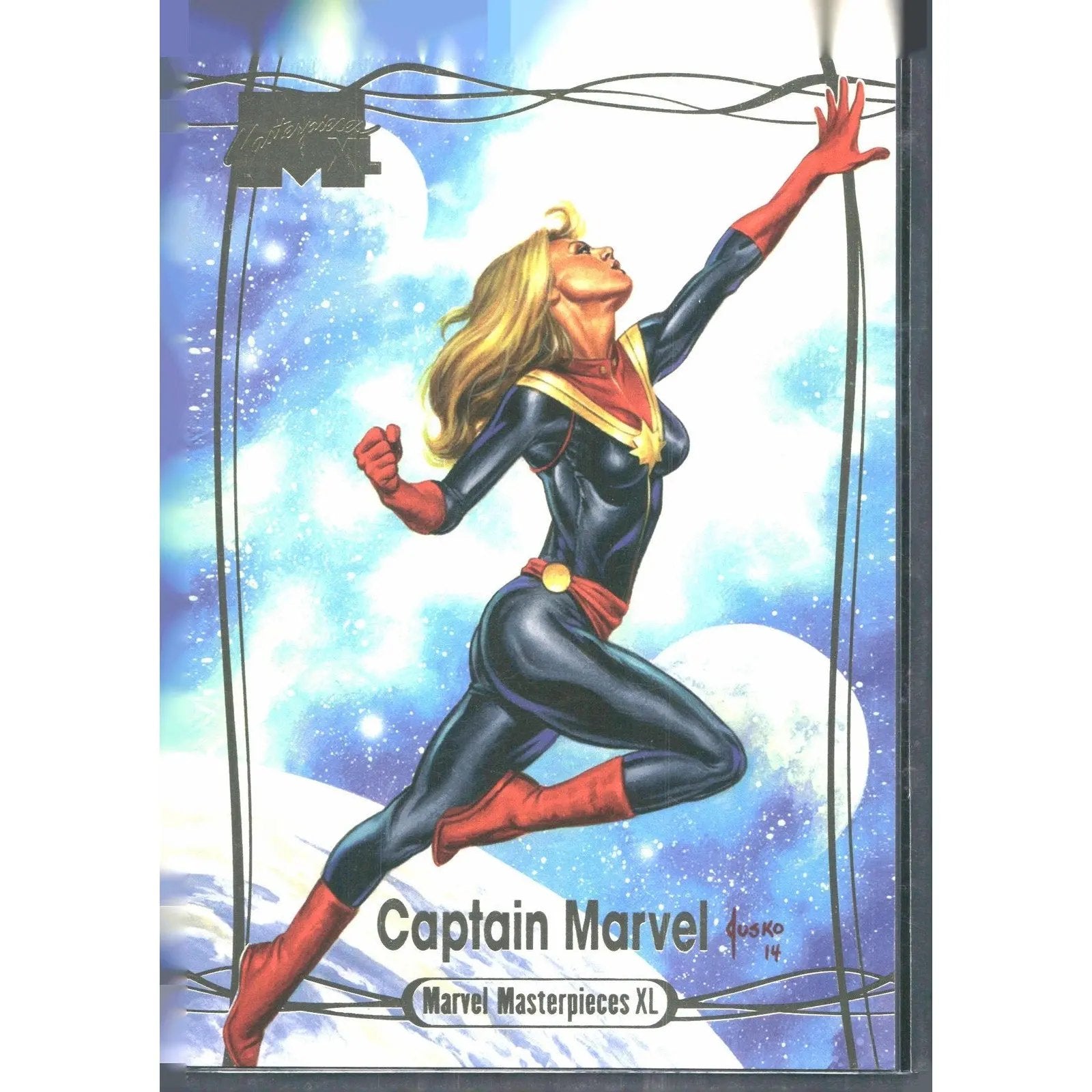 2024 SkyBox Marvel Masterpieces XL #69 Captain Marvel Lvl 2 /1499 - MOD Shop LLC