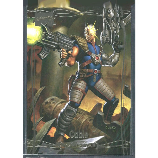 2024 SkyBox Marvel Masterpieces XL #71 Cable Lvl 2 #/1499 - MOD Shop LLC