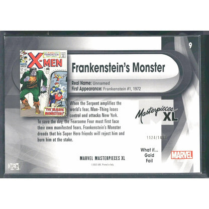 2024 SkyBox Marvel Masterpieces XL #9 Frankenstein’s Monster /1499 - MOD Shop LLC
