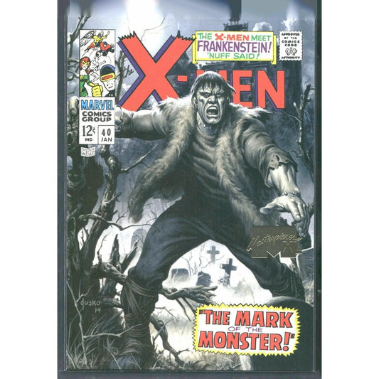 2024 SkyBox Marvel Masterpieces XL #9 Frankenstein’s Monster /1499 - MOD Shop LLC