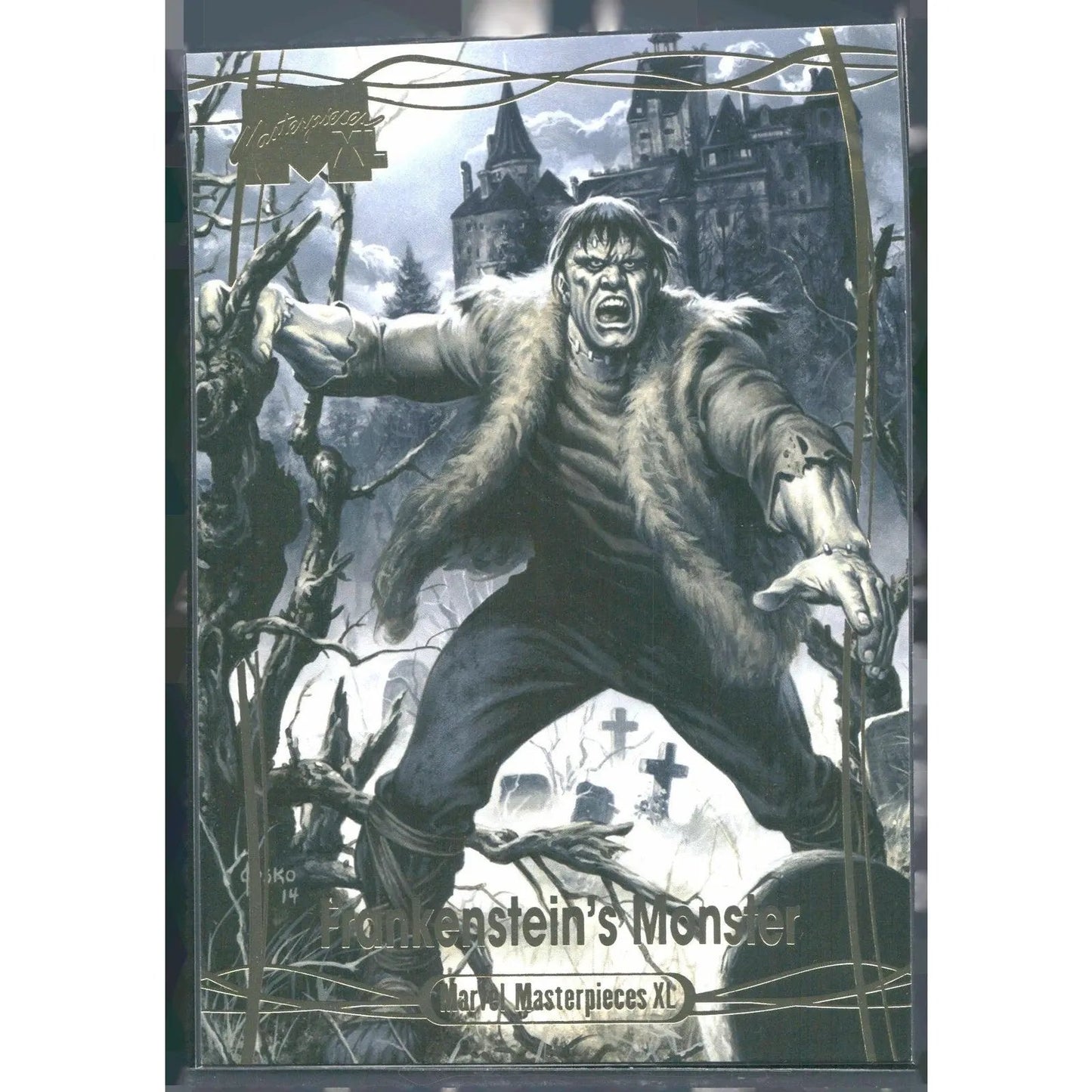 2024 SkyBox Marvel Masterpieces XL #9 Frankenstein’s Monster Lvl 1 /1999 - MOD Shop LLC