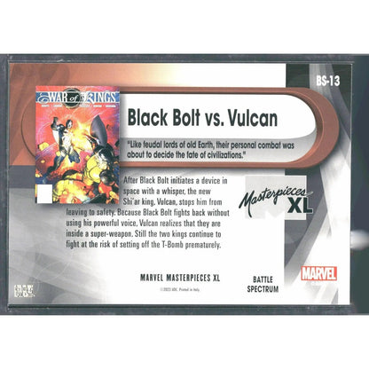 2024 SkyBox Marvel Masterpieces XL #BS - 13 Black Bolt / Vulcan - MOD Shop LLC