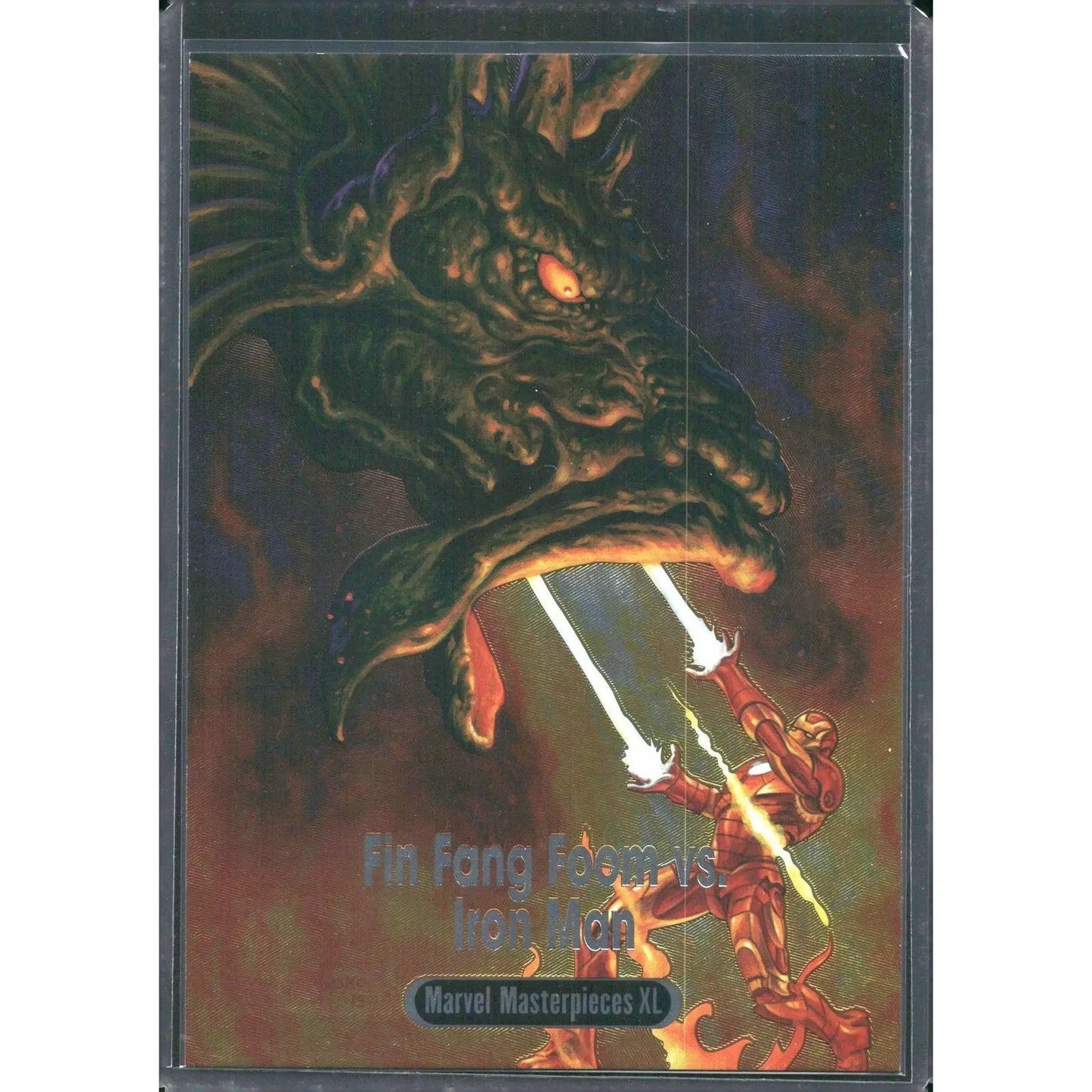 2024 SkyBox Marvel Masterpieces XL #BS - 3 Fin Fang Foom / Iron Man Battle Spectr - MOD Shop LLC