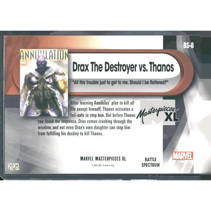 2024 SkyBox Marvel Masterpieces XL #BS - 8 Drax The Destroyer / Thanos - MOD Shop LLC