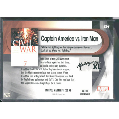 2024 SkyBox Marvel Masterpieces XL #BS - 9 Captain America / Iron Man - MOD Shop LLC