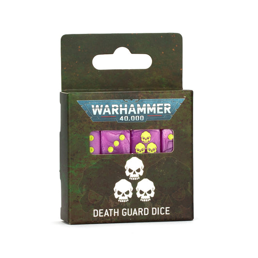 Warhammer 40,000 Death Guard Dice Set - Purple Plague Special Edition Gaming Dice