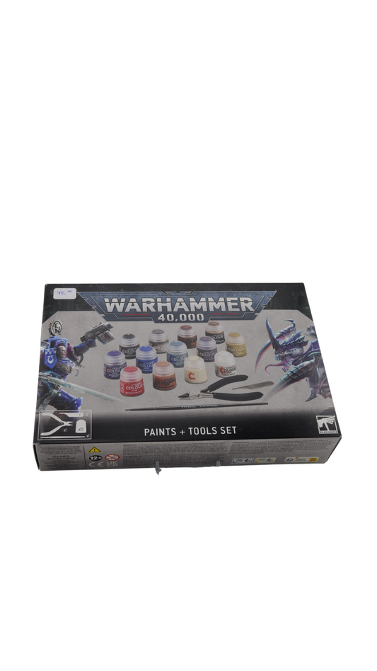 Warhammer 40,000 Paints + Tools Set (10th Edition)