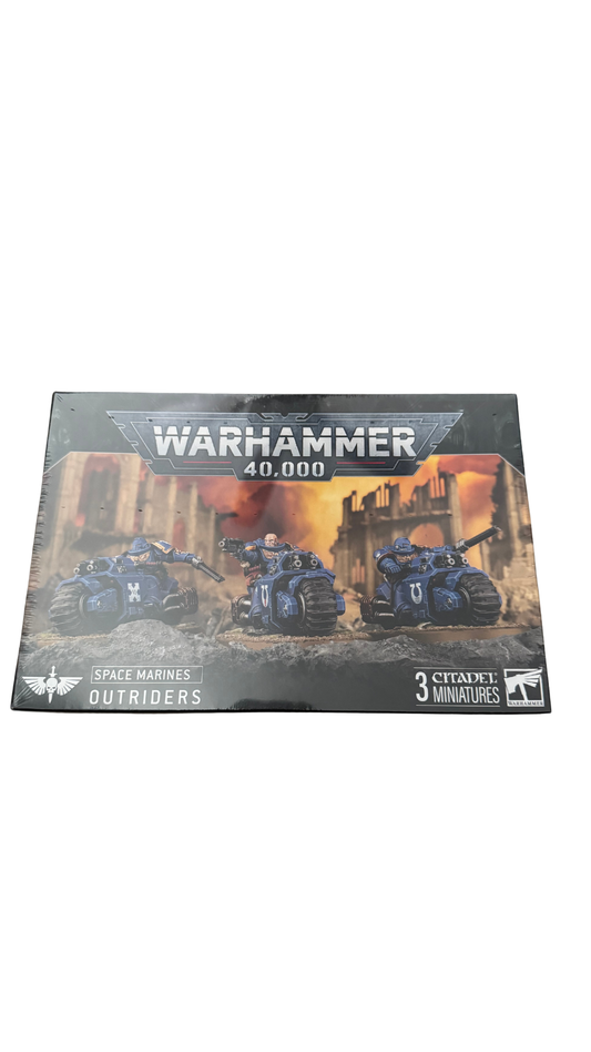 Warhammer 40K Space Marines Outriders | 3 Citadel Miniatures Bike Squad