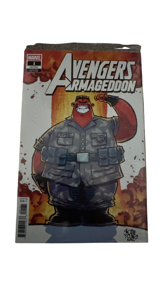 Avengers Armageddon #1 Skottie Young Variant | Red Hulk Marvel 2026 Sealed