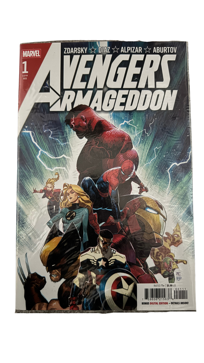 Avengers Armageddon #1 Main Cover A | Marvel 2026 Sealed w/ MTG Promo
