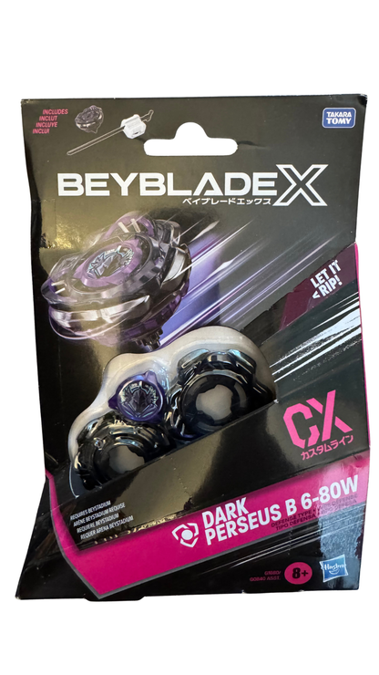 Beyblade X Dark Perseus B 6-80W CX Starter Pack — Defense Type Top & Launcher | MOD Shop