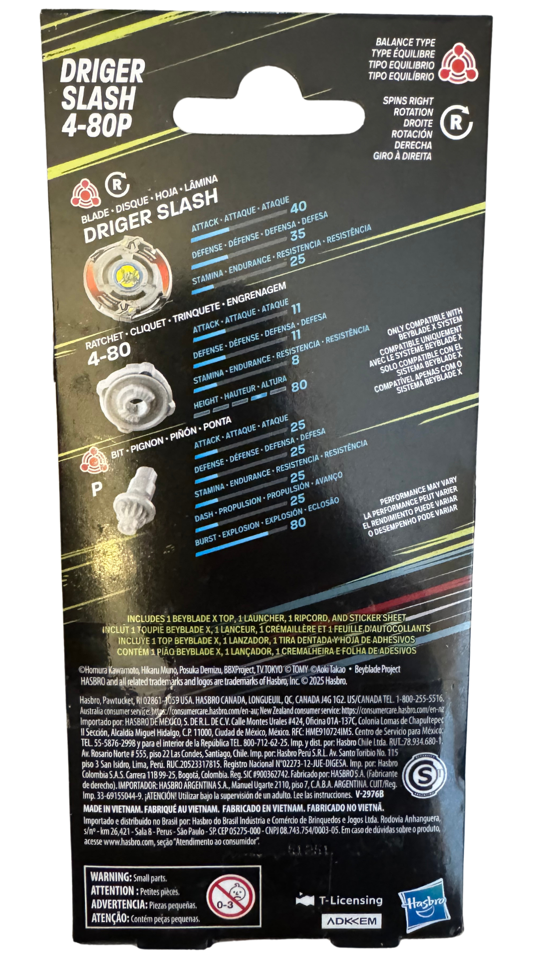 Beyblade X X-Over Project Driger Slash 4-80P Starter Pack — 25th Anniversary Balance Type | MOD Shop