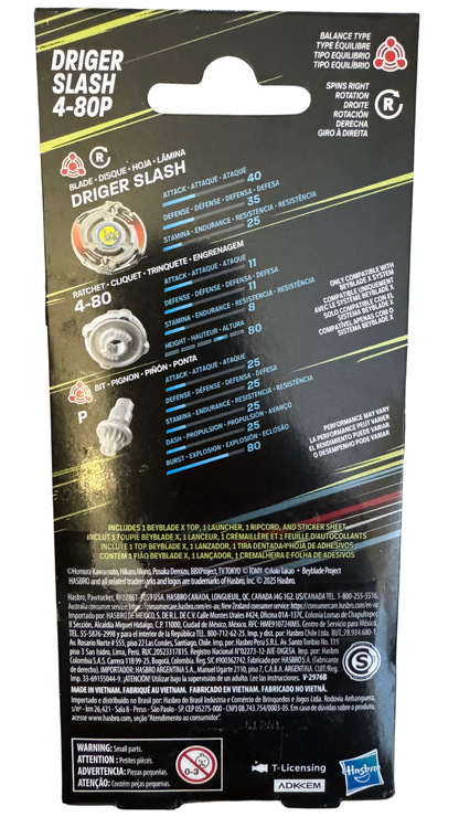 Beyblade X X-Over Project Driger Slash 4-80P Starter Pack — 25th Anniversary Balance Type | MOD Shop