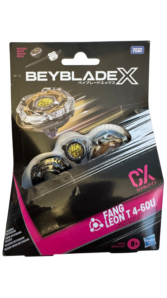 Beyblade X Fang Leon T 4-60U CX Starter Pack — Balance Type Top & Launcher | MOD Shop