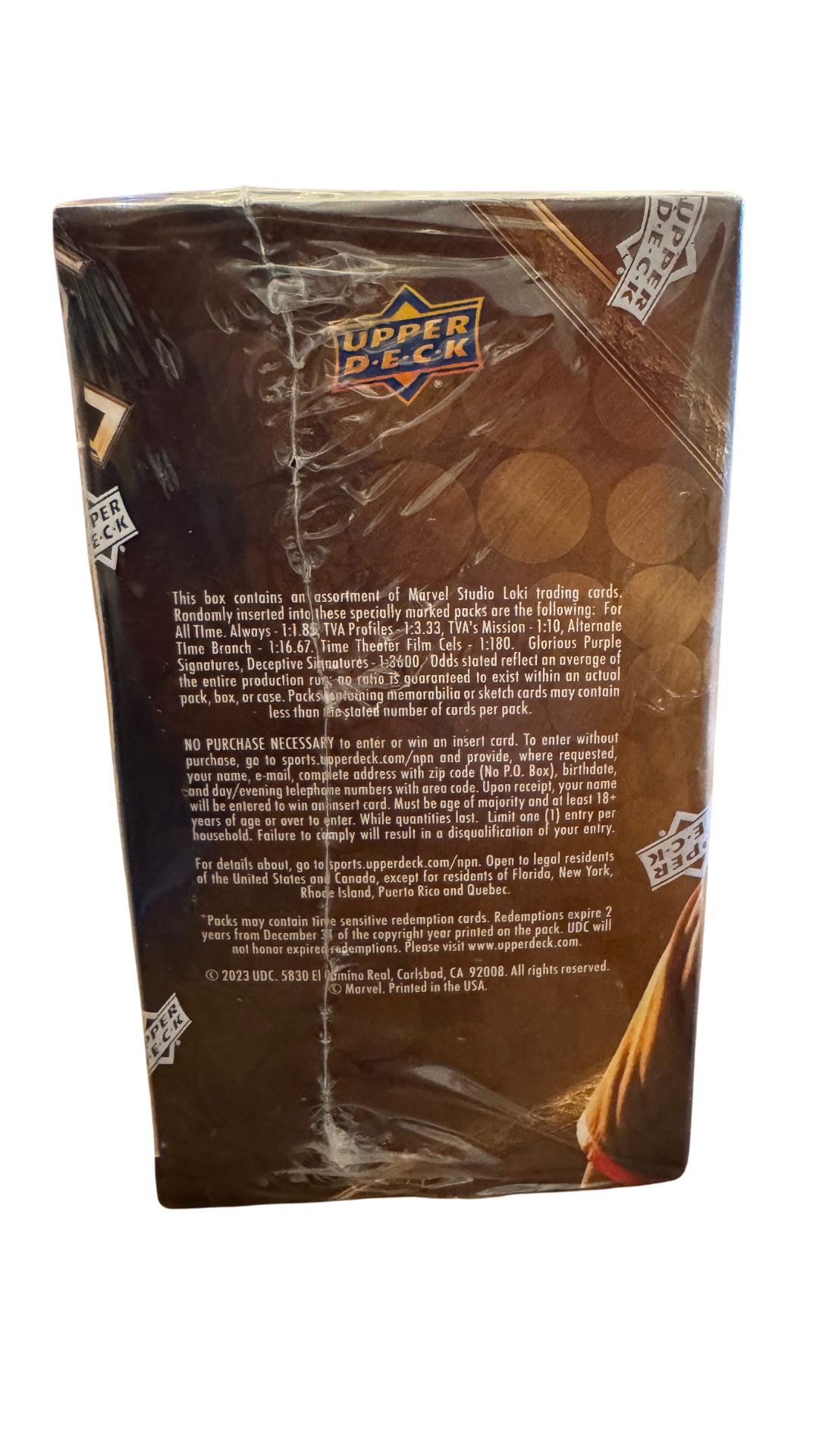 2023 Upper Deck Marvel Studios Loki Blaster Box — 5 Packs, Orange Parallels | MOD Shop