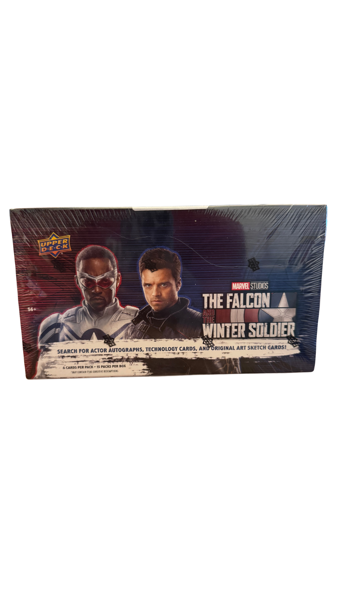 2022 Upper Deck Marvel Falcon & Winter Soldier Hobby Box — 15 Packs, 3 Hits | MOD Shop