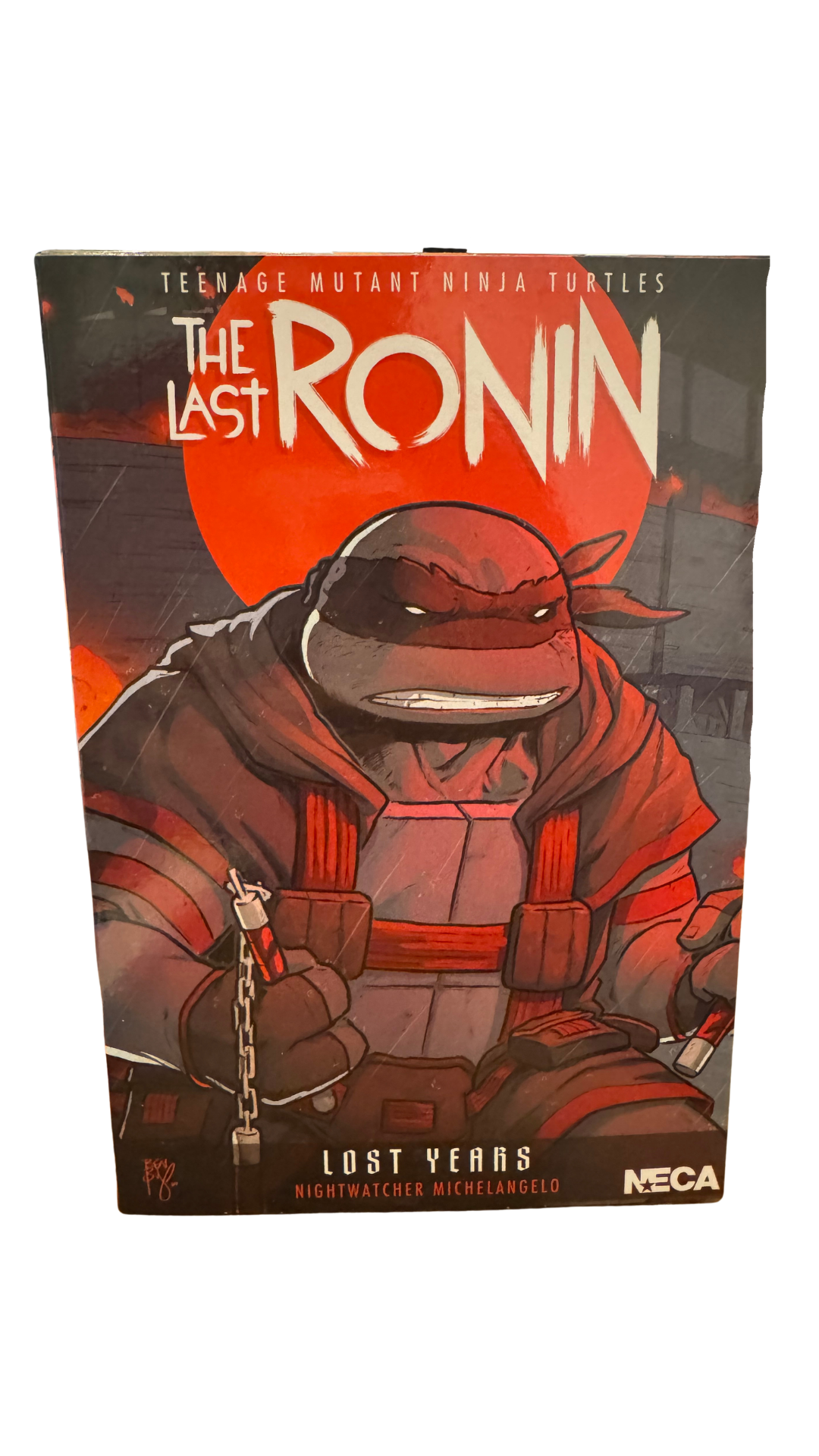 NECA TMNT The Last Ronin Lost Years Nightwatcher Michelangelo 7" Action Figure | MOD Shop