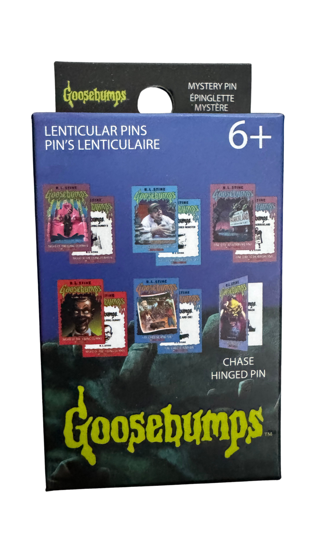 Loungefly Goosebumps Book Cover Lenticular Blind Box Enamel Pin — Chase Available | MOD Shop