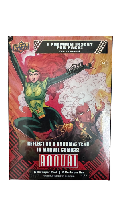 2023-24 Upper Deck Marvel Annual Blaster Box — 6 Packs, Blue Parallels | MOD Shop