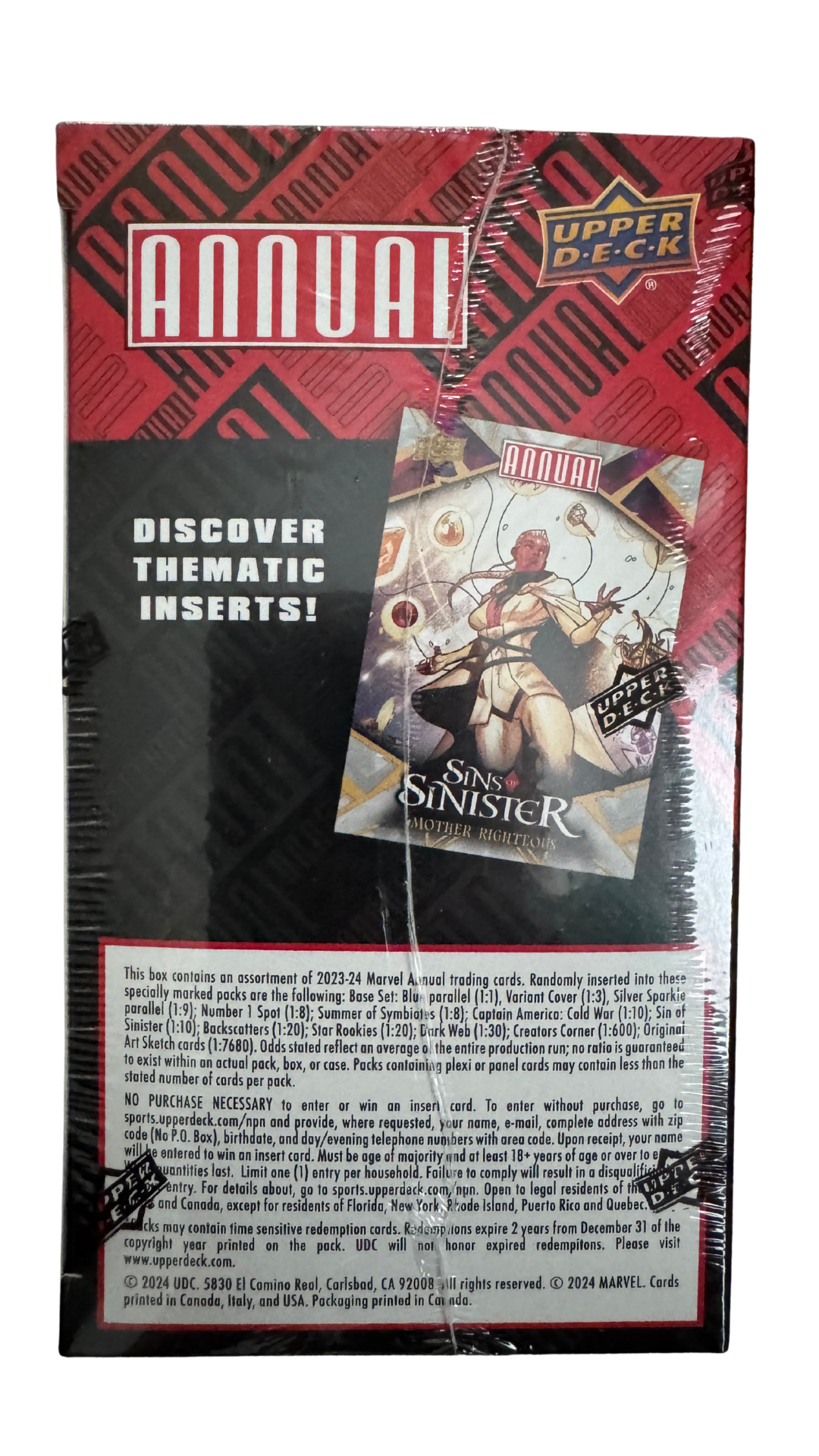 2023-24 Upper Deck Marvel Annual Blaster Box — 6 Packs, Blue Parallels | MOD Shop