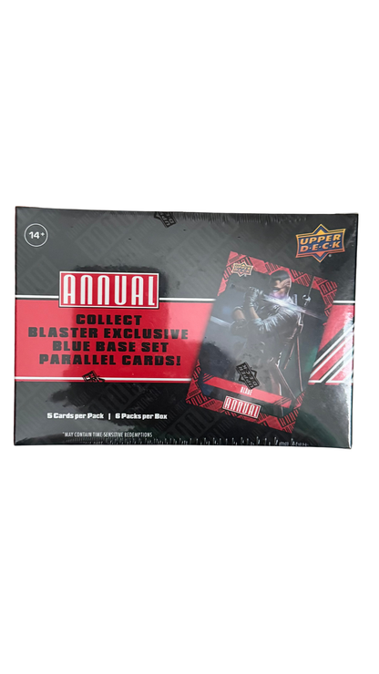 2023-24 Upper Deck Marvel Annual Blaster Box — 6 Packs, Blue Parallels | MOD Shop