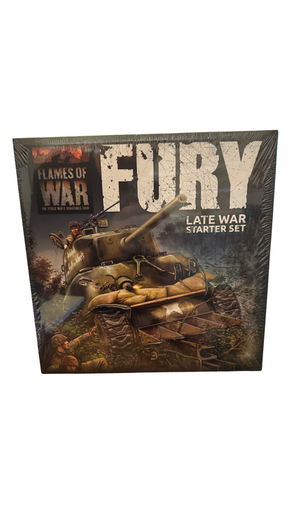 Flames of War Fury Late War Starter Set FWBX20 — 5 Plastic Tanks, Sealed | MOD Shop