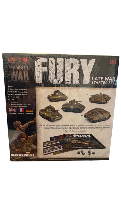 Flames of War Fury Late War Starter Set FWBX20 — 5 Plastic Tanks, Sealed | MOD Shop