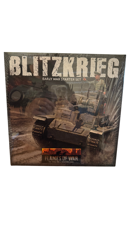 Flames of War Blitzkrieg Early War Starter Set FWBX19 — 5 Plastic Tanks, Sealed | MOD Shop