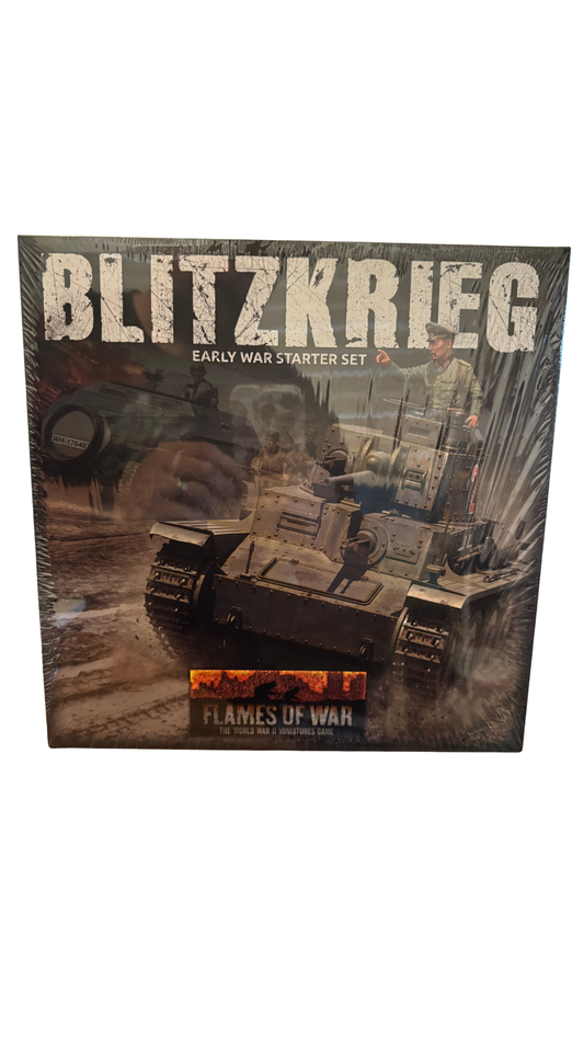 Flames of War Blitzkrieg Early War Starter Set FWBX19 — 5 Plastic Tanks, Sealed | MOD Shop