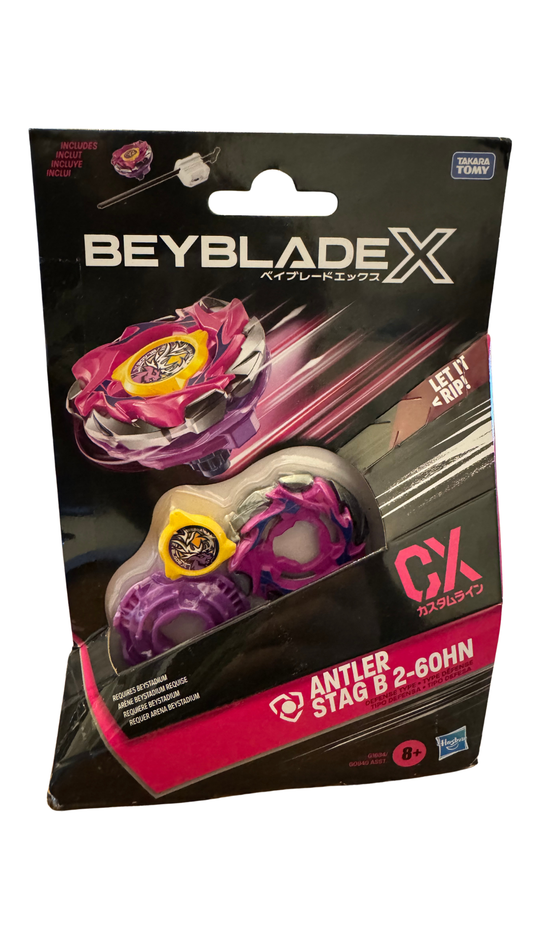 Beyblade X Antler Stag B 2-60HN CX Starter Pack — Defense Type Top + Launcher | MOD Shop