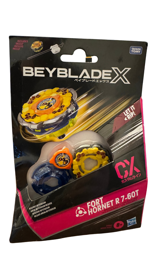 Beyblade X Fort Hornet R 7-60T CX Starter Pack — Balance Type Top + Launcher | MOD Shop