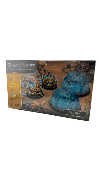 StarCraft Tabletop Miniatures Game Protoss Sentry Expansion Set | 2 Sentries + 2 Force Fields