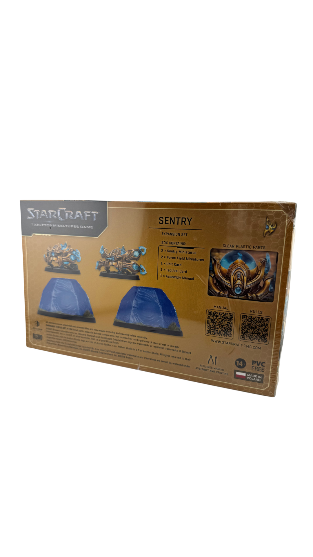 StarCraft Tabletop Miniatures Game Protoss Sentry Expansion Set | 2 Sentries + 2 Force Fields
