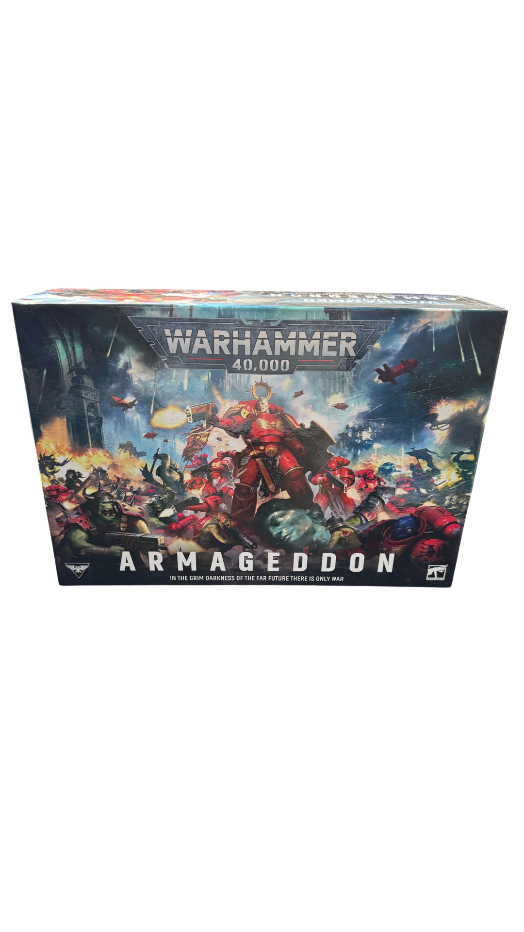 Warhammer 40,000 Armageddon Launch Box | Space Marines vs Orks, 61 Miniatures, 11th Edition