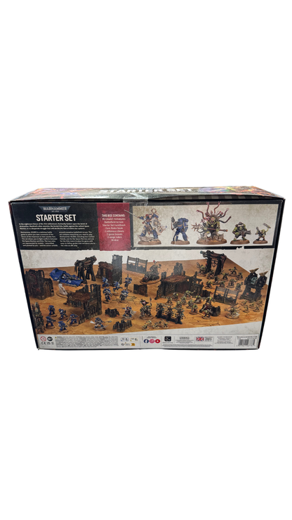 Warhammer 40,000 Starter Set 11th Edition | Space Marines vs Orks, 46 Miniatures + Terrain