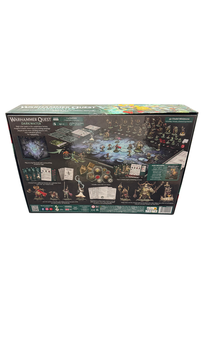 Warhammer Quest: Darkwater | Cooperative Fantasy Dungeon Crawler, 1–4 Players, 49 Miniatures