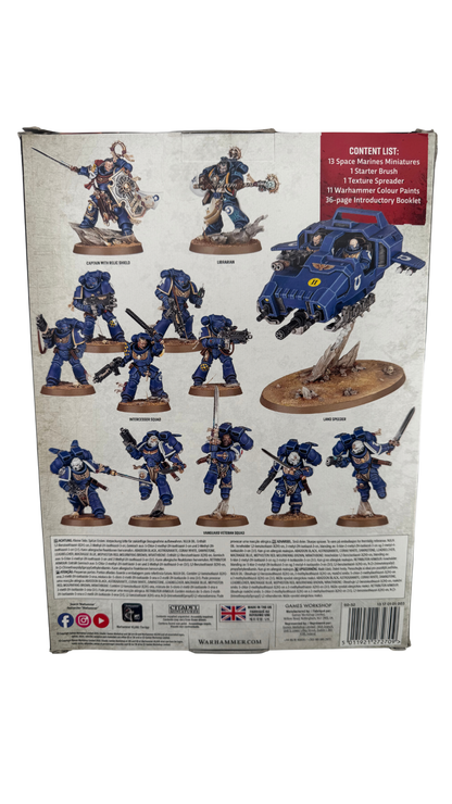 Getting Started with Space Marines | Warhammer 40K Combat Patrol + 11 Paints & Brush