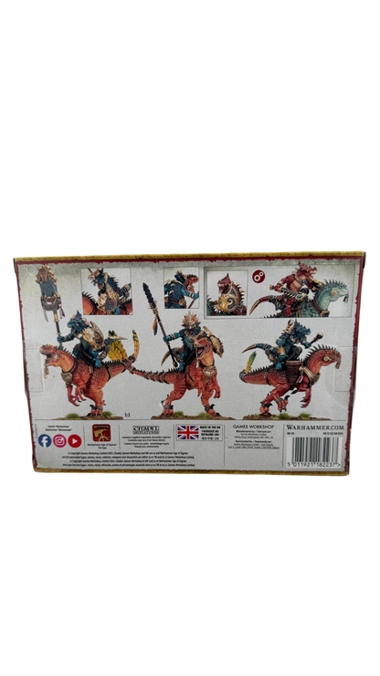 Warhammer Age of Sigmar Seraphon Aggradon Lancers | 3 Saurus Cavalry Miniatures