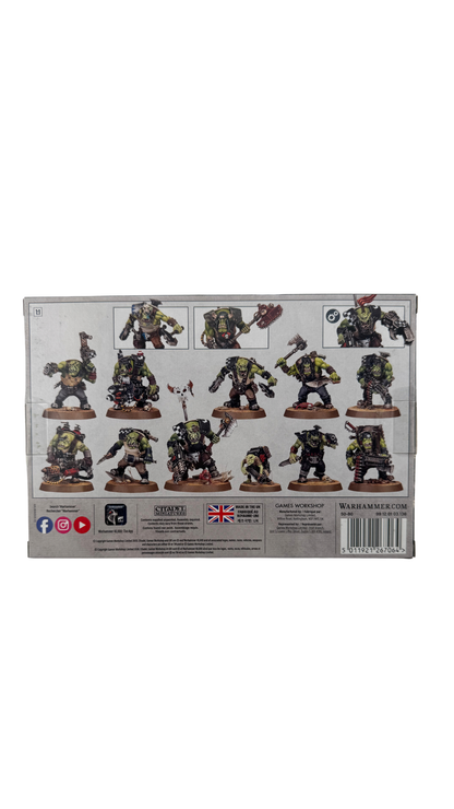 Warhammer 40K Orks Boyz (2026) | New 11-Miniature Kit with Nob, 9 Boyz & Ammo Runt