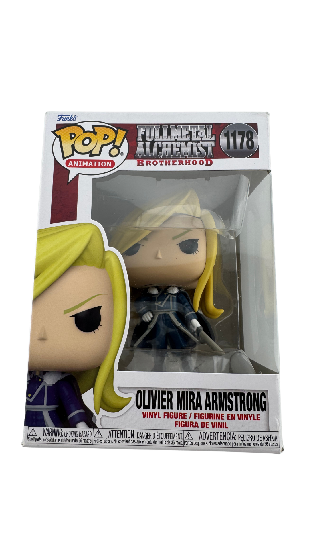 Funko Pop! Fullmetal Alchemist Brotherhood Olivier Mira Armstrong #1178 | Anime Vinyl Figure