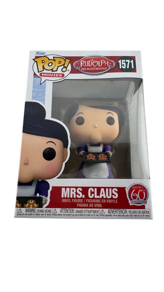Funko Pop! Rudolph the Red-Nosed Reindeer Mrs. Claus #1571 | 60th Anniversary Holiday Vinyl Figure
