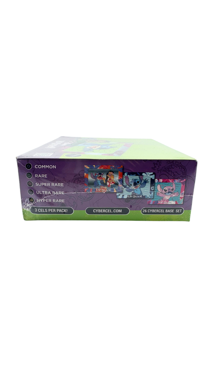 CyberCel Disney Lilo & Stitch Series 1 Booster Box | 1st Edition Translucent Cel Art Cards