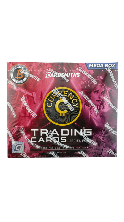 Cardsmiths Currency Series 4 Mega Box | 8 Packs, Exclusive Opal Gemstone Refractors & Crypto Redemption Cards
