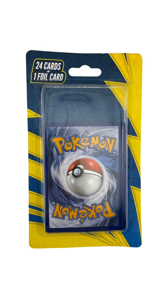 Pokémon TCG Card Pack Blister – 24 Cards + 1 Foil Card (MJ Holding Repack)