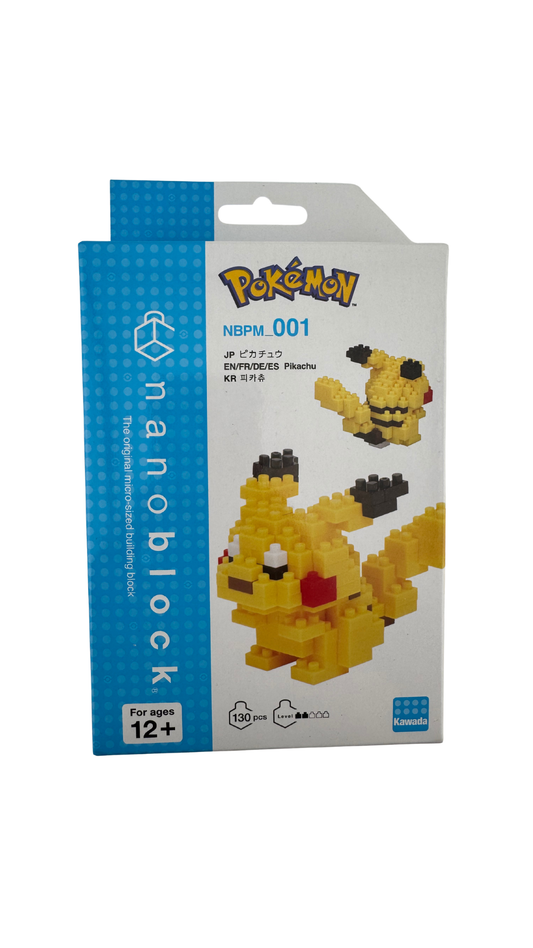 nanoblock Pokémon Pikachu Micro-Sized Building Block Set (NBPM_001)