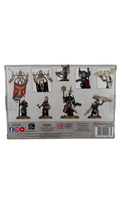 Warhammer 40,000: Black Templars Chaplain Grimaldus and Retinue (55-44)