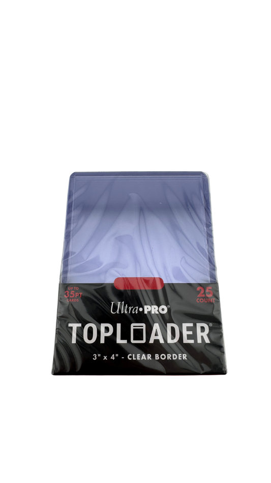Ultra PRO 3" x 4" Clear Regular Toploaders – 35pt (25 Count)