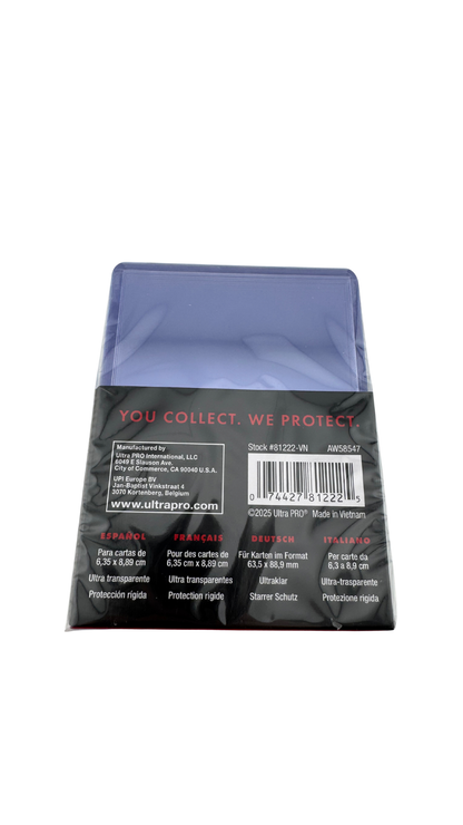 Ultra PRO 3" x 4" Clear Regular Toploaders – 35pt (25 Count)