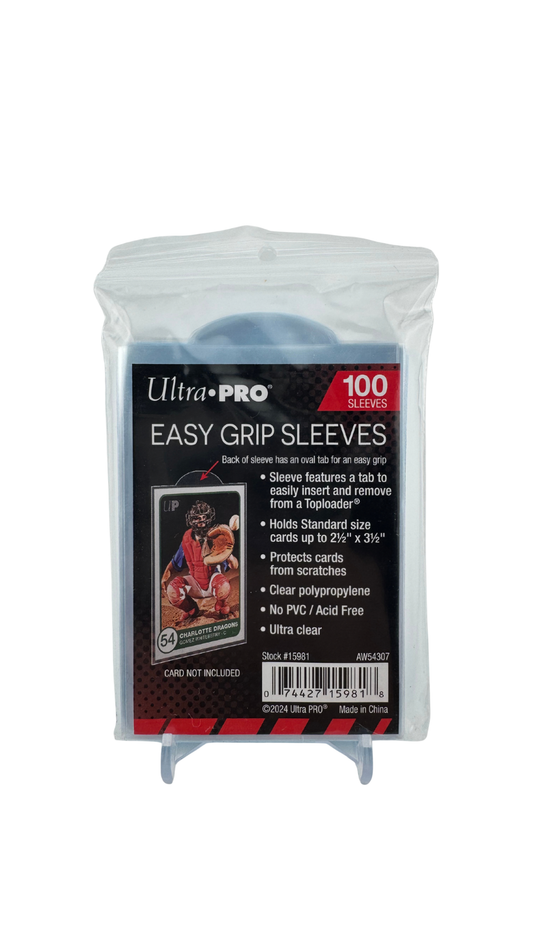 Ultra PRO Easy Grip Sleeves – Tabbed Card Sleeves for Toploaders (100 Count)
